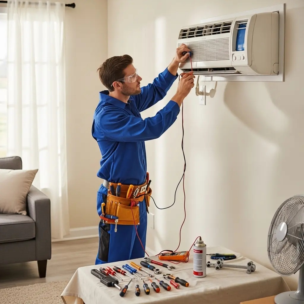 Çamlıdere Şenocak Şenocak klima gaz dolumu ve bakım – Enerji verimliliği artırıldı. - Teknik servis örneği
